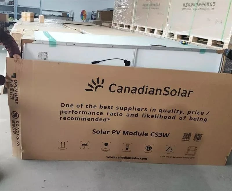 555W Paneles Solares Canadienses PV 545W 550W Mono Solar Panel