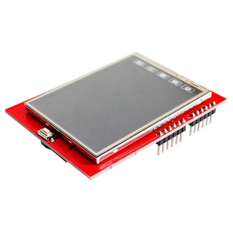 Module LCD Écran tactile LCD numérique avec rétroéclairage bleu et rouge