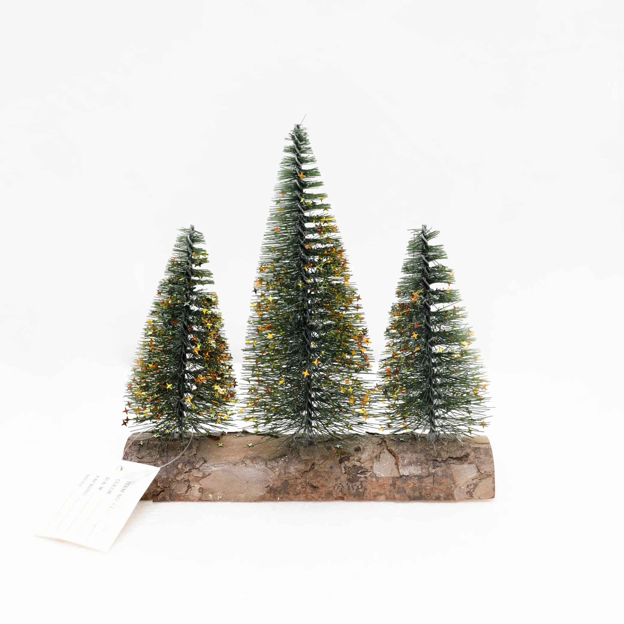 Navidad espumoso Mini Pequeño árbol árbol pequeño con forma de montaña la decoración del hogar Decoración de Navidad Árbol de Navidad