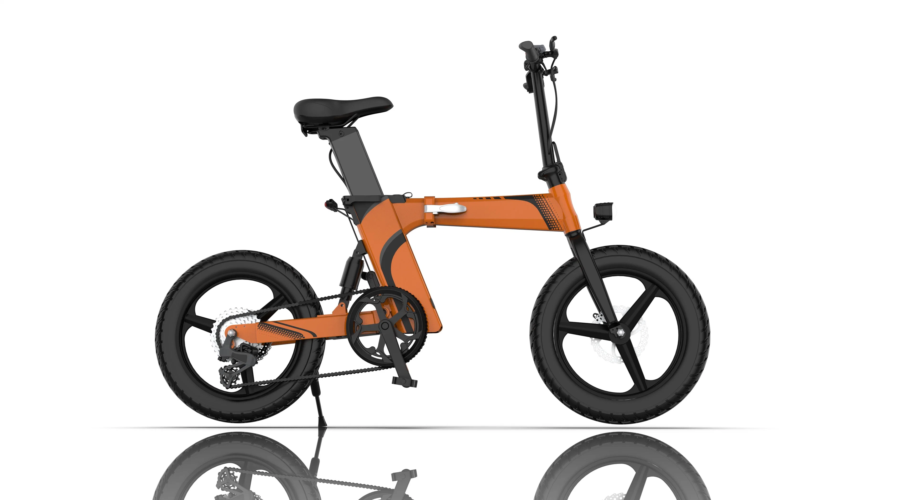 Vélo électrique pliable avec cadre en alliage d'aluminium de 20 pouces Ebike