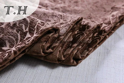 Dyeing Chenille Jacquard Fabric for Chair and Sofa (FTH32093)