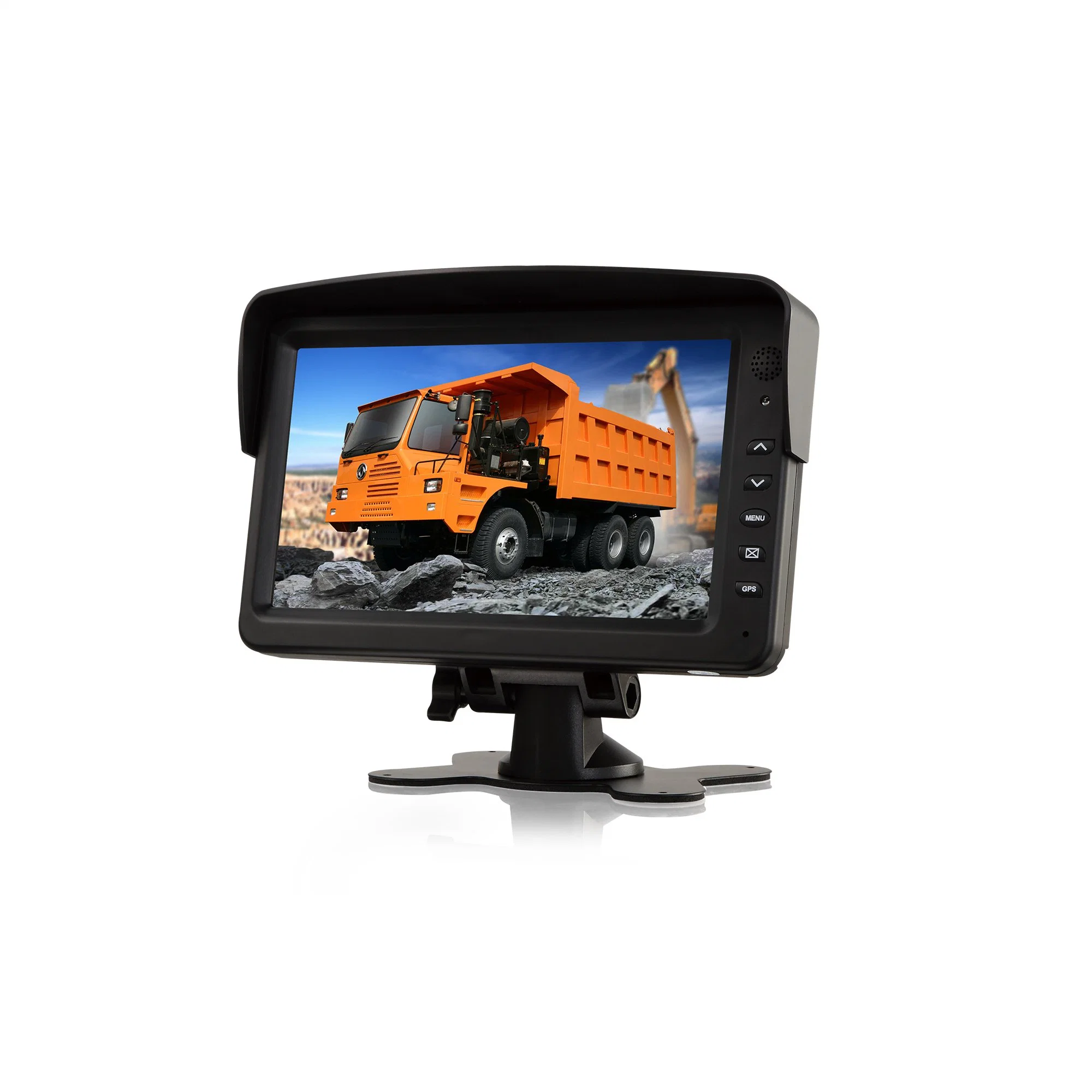 Pantalla de 7inch Dash Mount Monitor Car Display con 3 Video Entradas para ayuda de marcha atrás TFT LCD 800*480 resolución