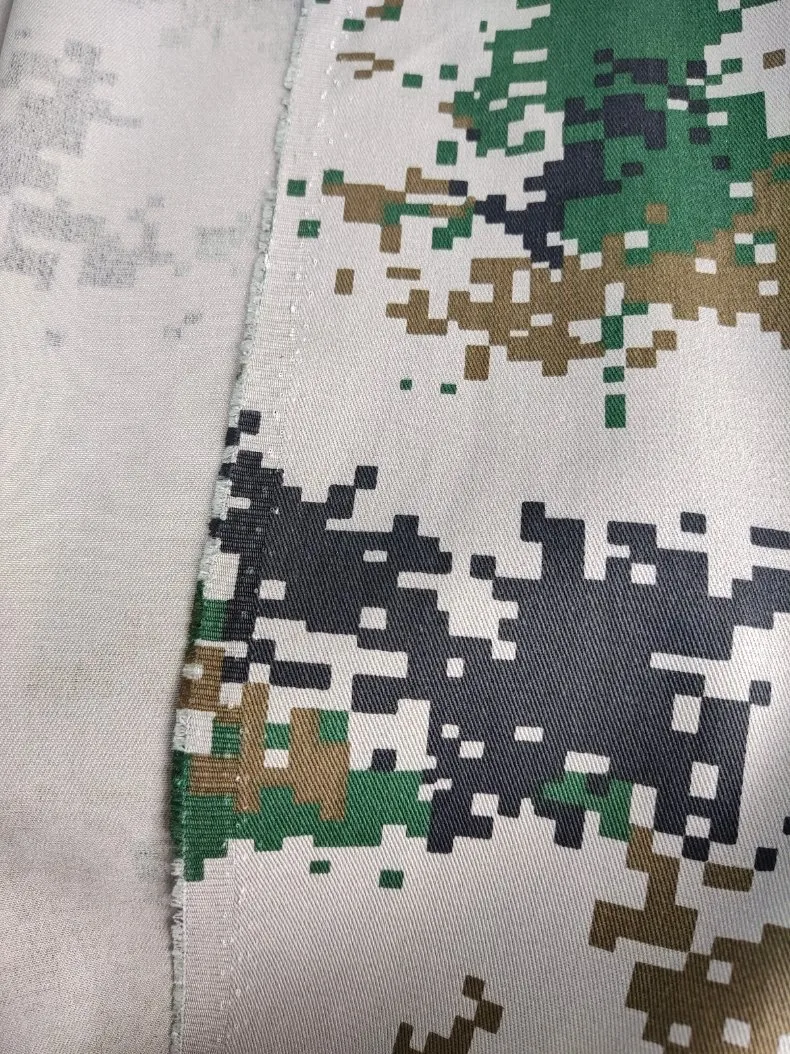 Militares do exército de camuflagem uniformes Lona de Algodão Peça de vestuário impermeável Fr retardador de chama Fabric