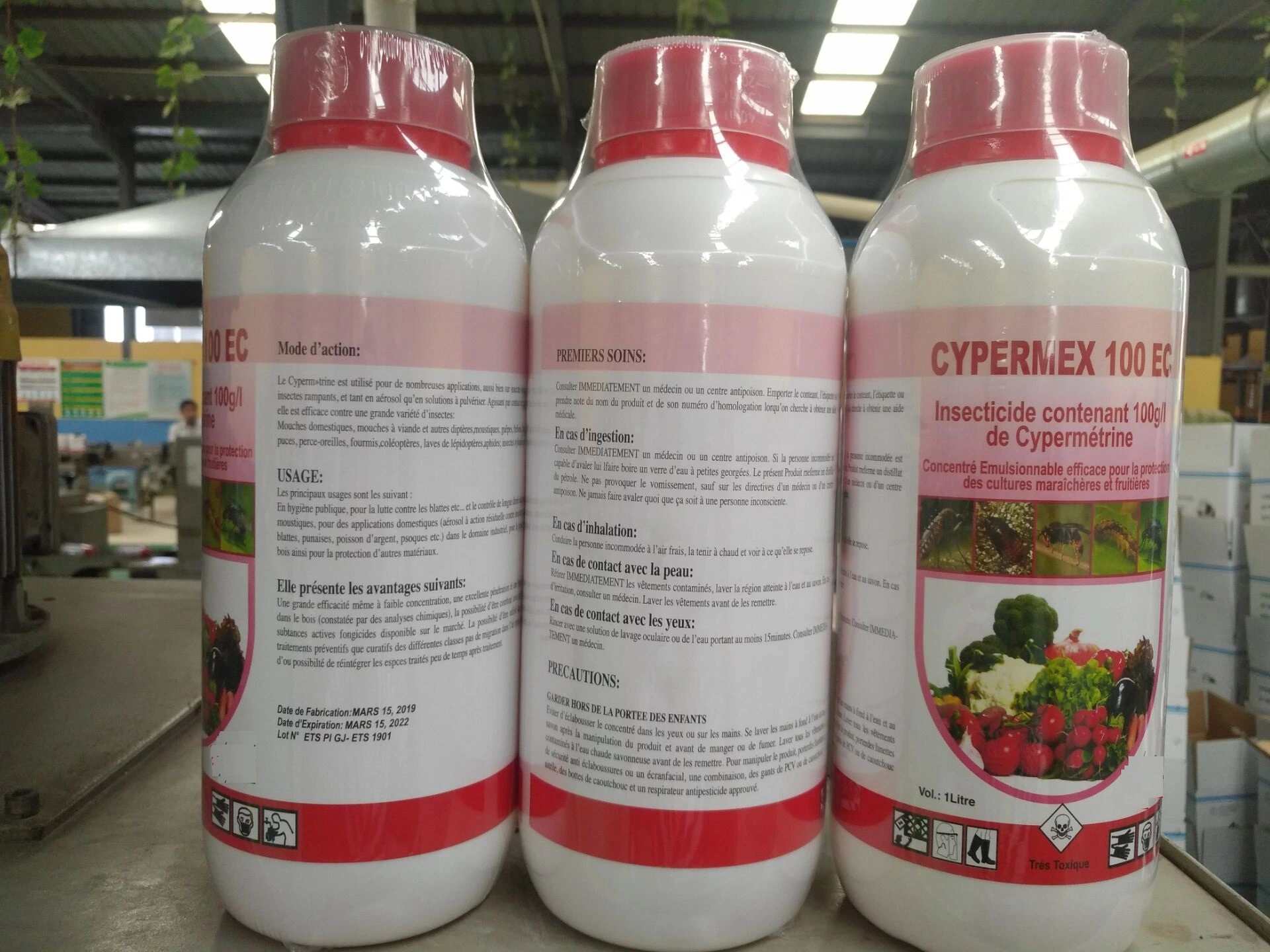 Cypermethrin 50 г/л EC , 100г/л EC,250 г/л EC