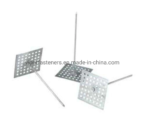 Steel Self Adhesive Insulation Hangers, 24*24 Base Size Insulation Pins