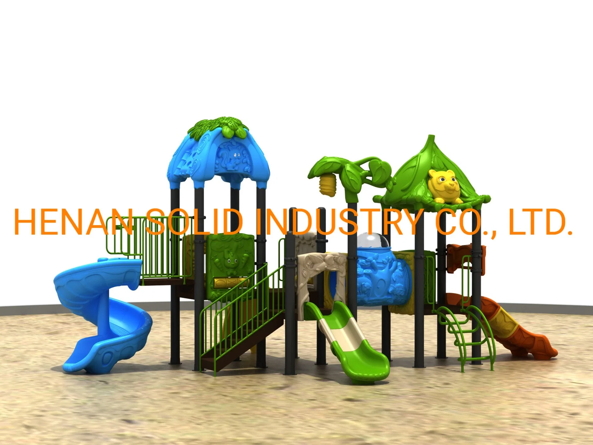 Customized Kids Outdoor Playground Equipment Slide Playing Items for Kids