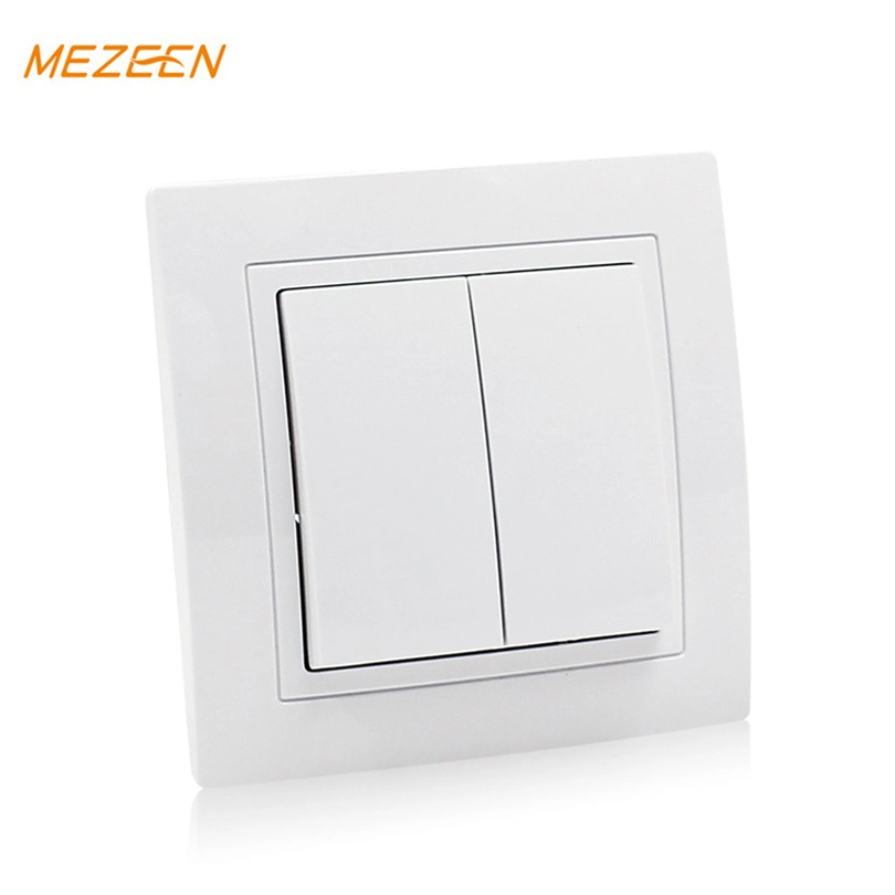 European Style 2 Gang 1 Way 2 Way Electrical Switch