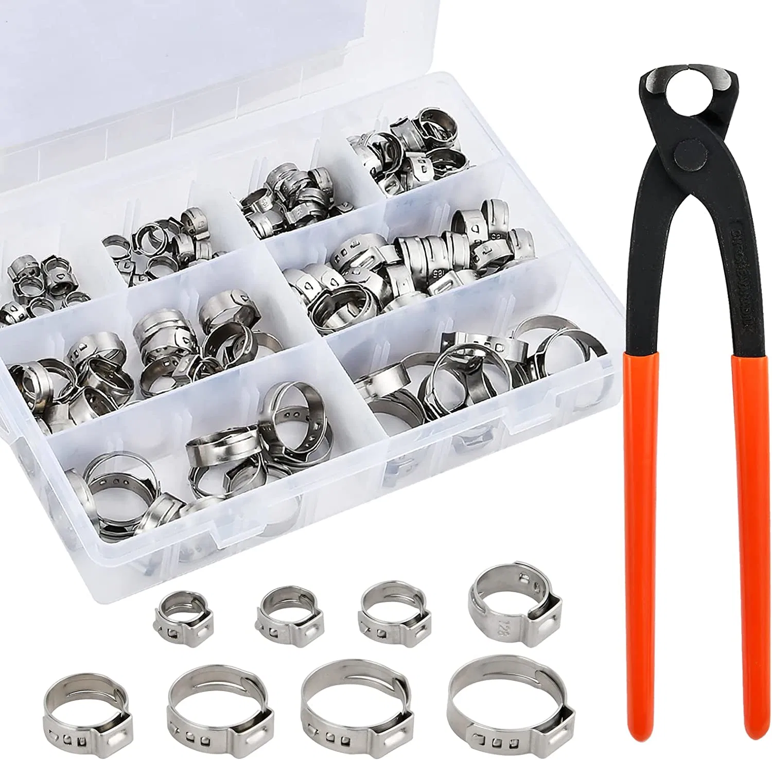 Factory Direct Front and Side Jaw Ear Clamp Pliers