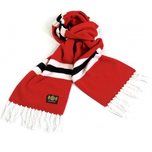 100% Acrylic Promotion Knitted Football Scarf