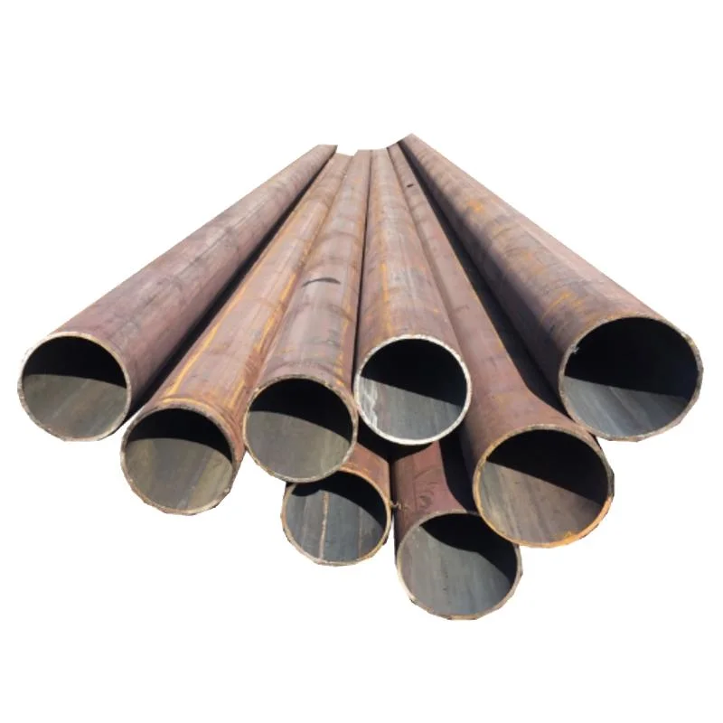 Latest Ms Steel ERW Carbon ASTM A53 Black Iron Pipe Welded Sch40 Steel Pipe for Building Material