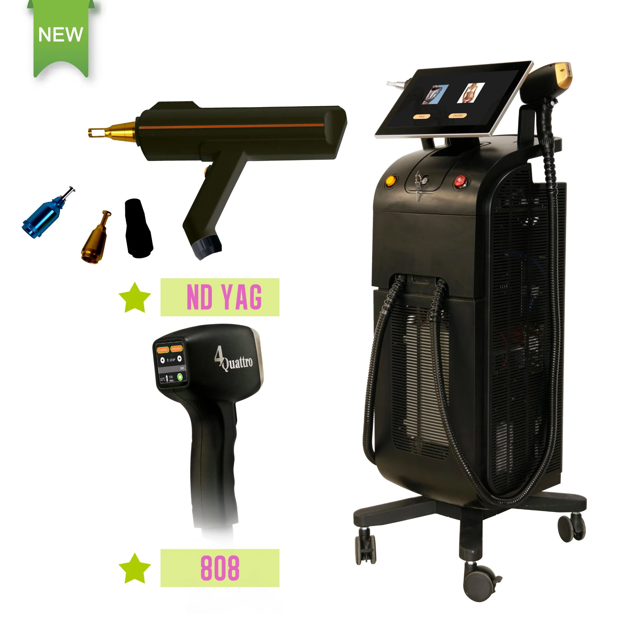 Big Power 1600W 15 Inch 4K Being Diode Laser 755 808 1064nm/ 808nm Diode Laser Hair Removal Machine Price