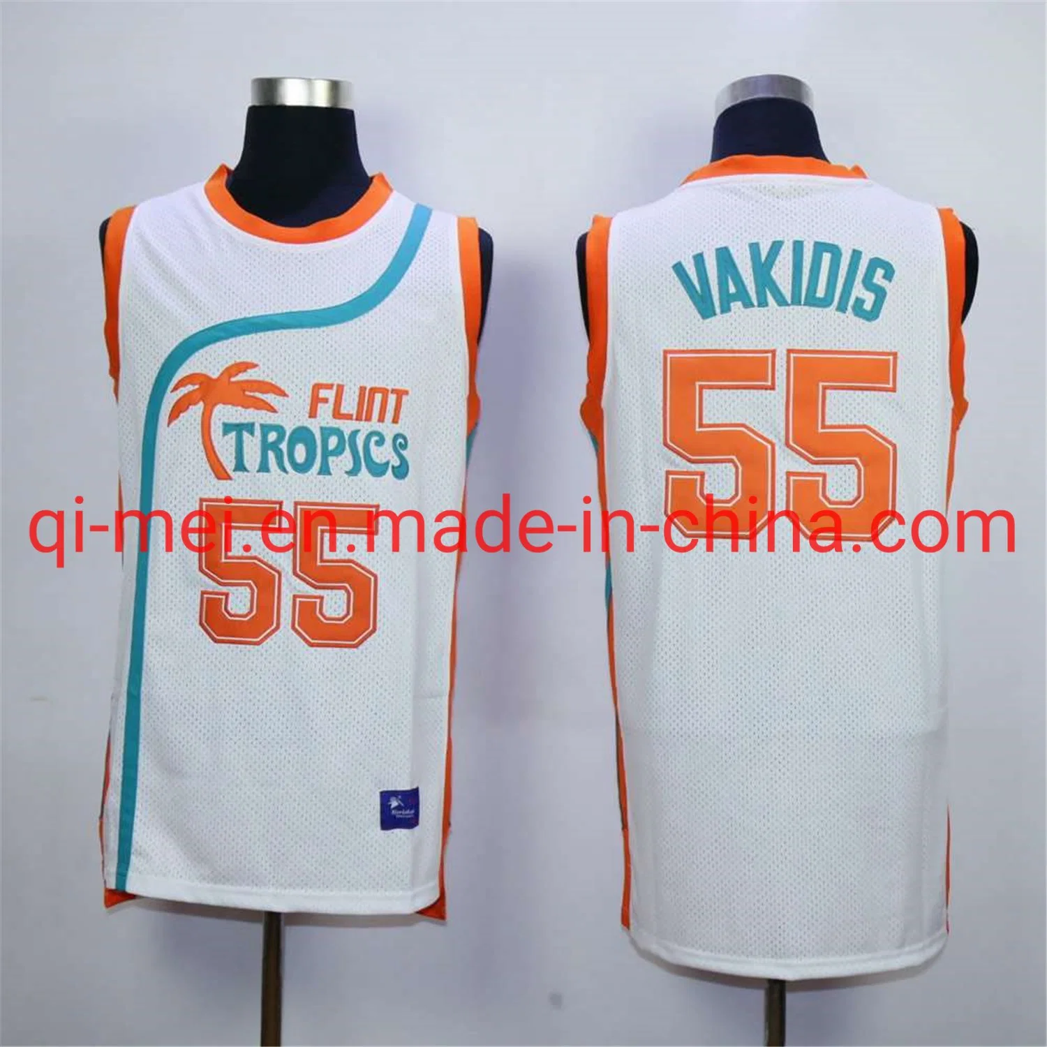 Flint Tropics 7 Café Negro 33 Jackie Moon Monix Vakidis Película 90s Hip Hop N-Ba Jerseys de baloncesto