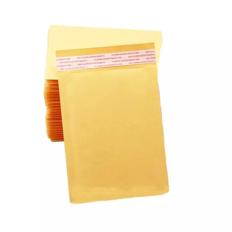 Custom Size Self Adhesive Paper Mailer Bag Kraft Bubble Envelope