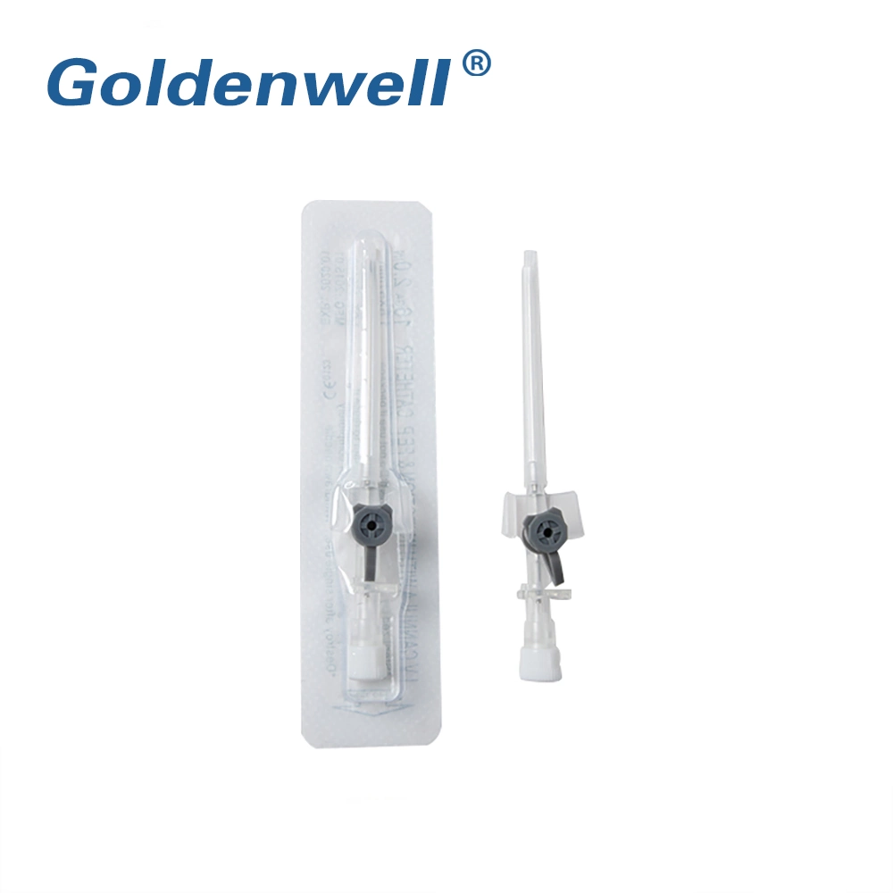 Medical Disposable All Size IV Cannula with Wing Injection Port