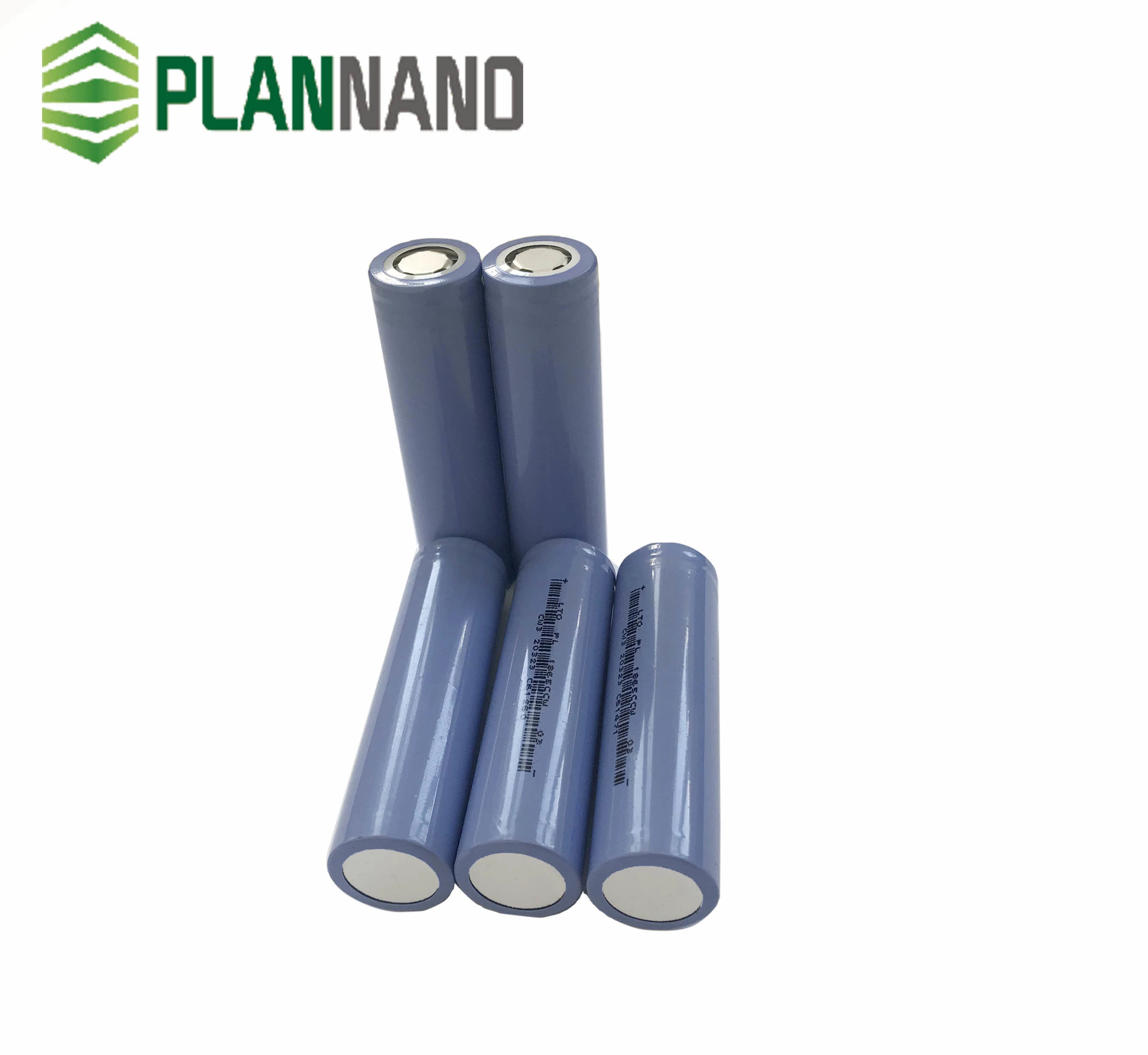 CE Certificated 18650 2500mAh Plannano Lithium Titanate Battery for Power Bank, Bluetooth Speakers and Toys