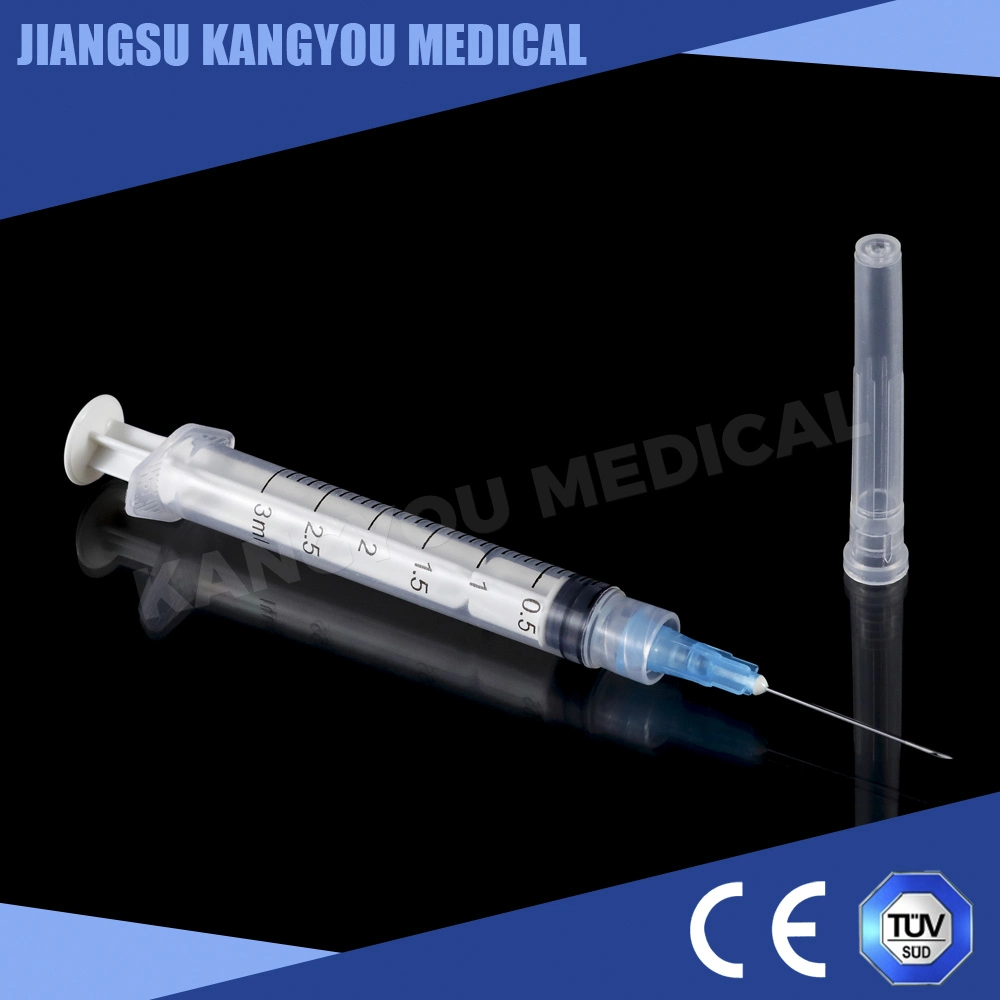 Hot Selling 3 Part Disposable Insulin Syringe with Needle