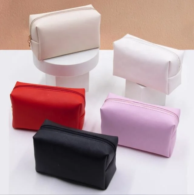 Custom Premium Cosmetics PU Travel Toiletry Women's Cosmetic Bag