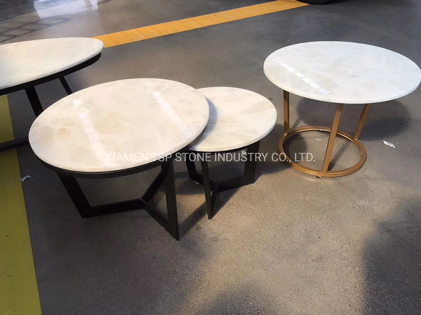 Competitive Granite/Marble Stone Round Coffee/Dinner Table Top for Hotel and Home Furniture