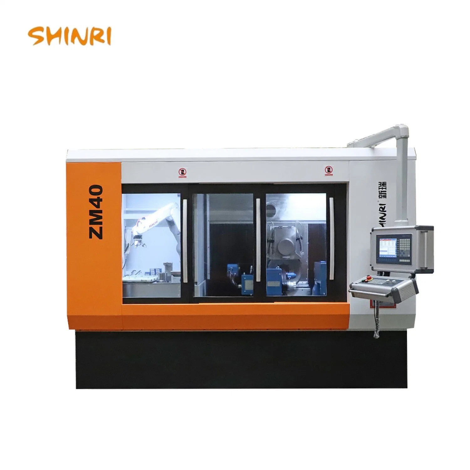 Zm40 CNC-Wendeschneidplatten-Peripherieschleifer sechs Achsen und vier Verknüpfung sechs-Achsen-Manipulator voll automatisches CNC-Maschinenwerkzeug mit B-Achse Unendliche Bewegungsabstufungsachse der C-Achse