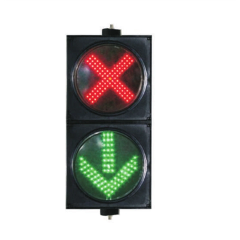 200mm 300mm Street Red Green Amber LED Cable Smart Round Traffic Stop Signal Light Equipment for Pedestrian Zebra Crossing