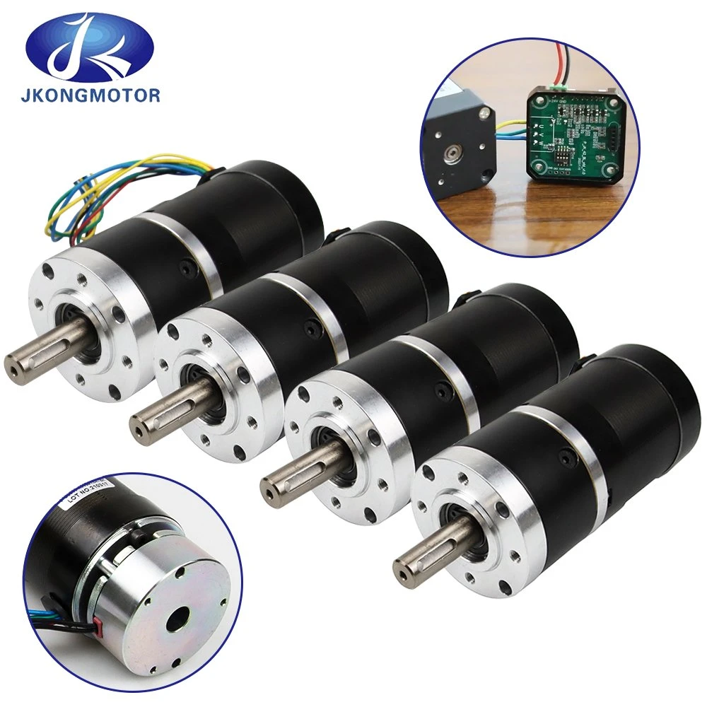 42mm-130mm Motor dc con caja reductora de baja velocidad 6W 15W 25W 30W 40W 60W 90W 120W 150W-3000W 12V 24V 48V 90V 110-220V Motor eléctrico de engranaje dc BLDC cepillado sin escobillas