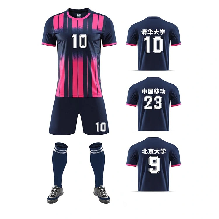 Guangzhou Wholesale/Supplier Sports Clothes Wholesale/Supplier Soccer Uniform Set Kids Mens Sports Wear Blank Retro Soccer Jersey Soccer Wear