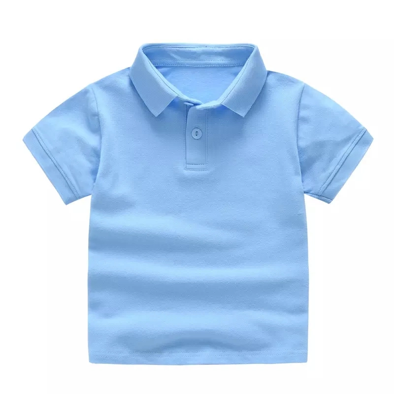 Customized Kids Cotton Sports Golf Polo Shirts