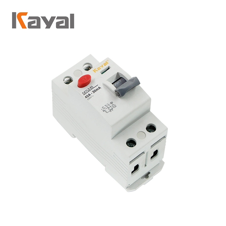 Free Sample! 6ka 40A ELCB, RCD, RCBO RCCB