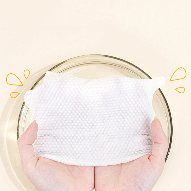 Pure Cotton Women's Soft Towel Thickened Scrub Face Cleaning Removable Disposable Facial Towel