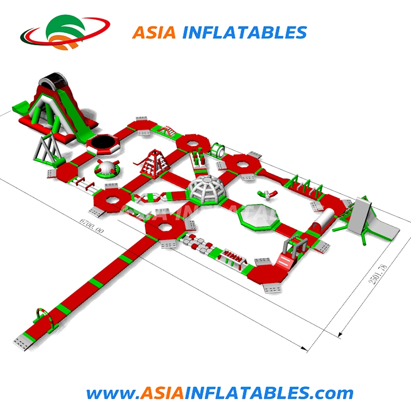 UV Aufblasbar Aqua Park Wasser Spiele Aufblasbar