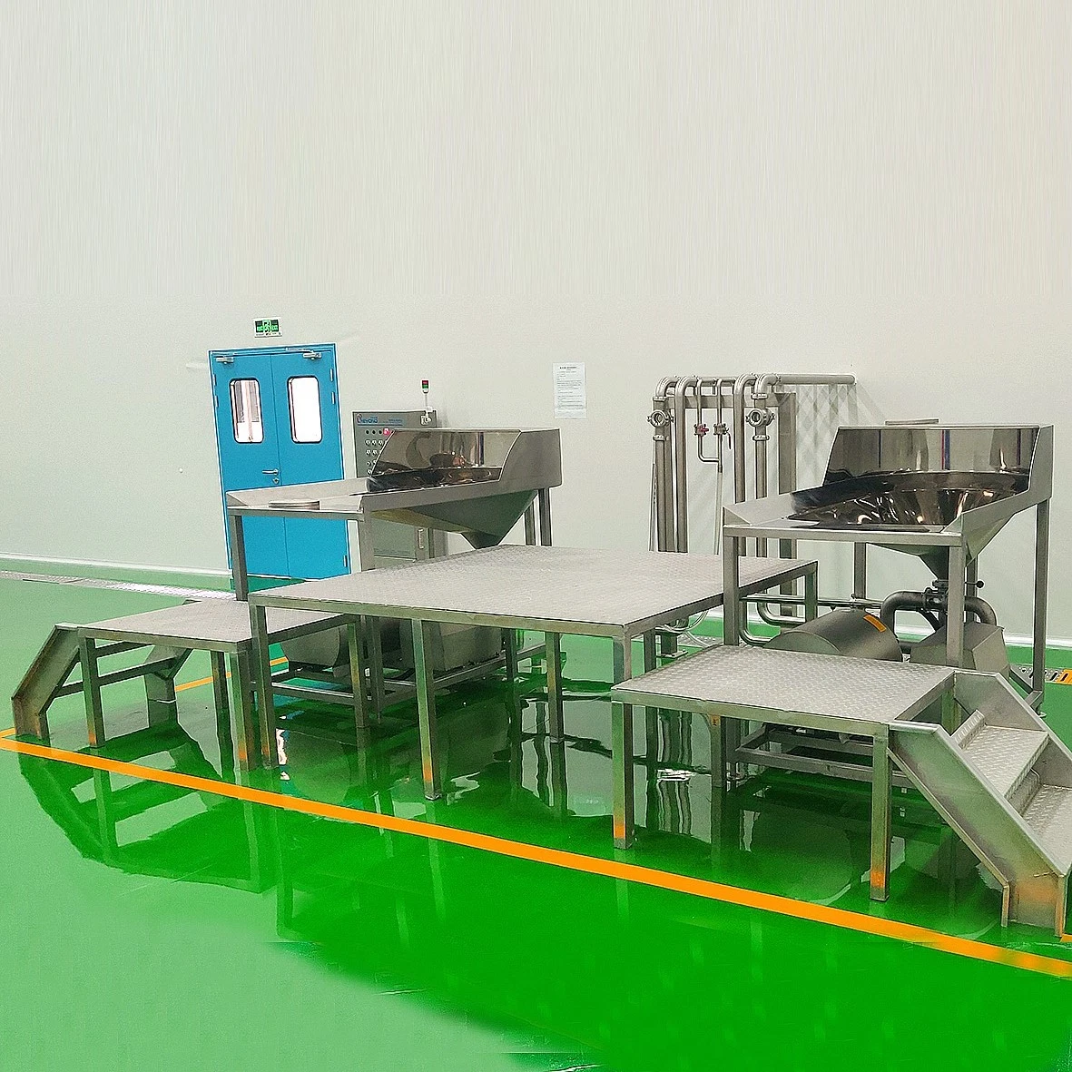 Full-automatic control 5000L/H uht milk processing line