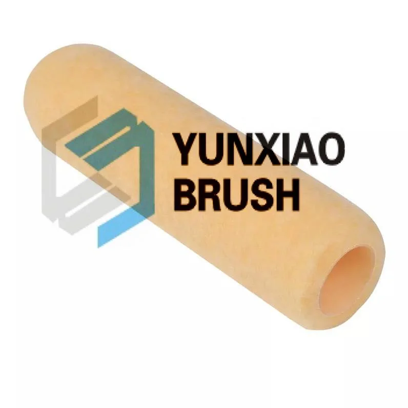 Yunxiao fábrica de herramientas de venta caliente del rodillo de pintura poliéster de color amarillo