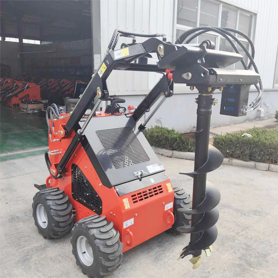 Barato CE EPA 330 Skid Steer Diesel rueda de oruga Kubota Minicargadora de cadenas minicargadora con accesorios de cadenas