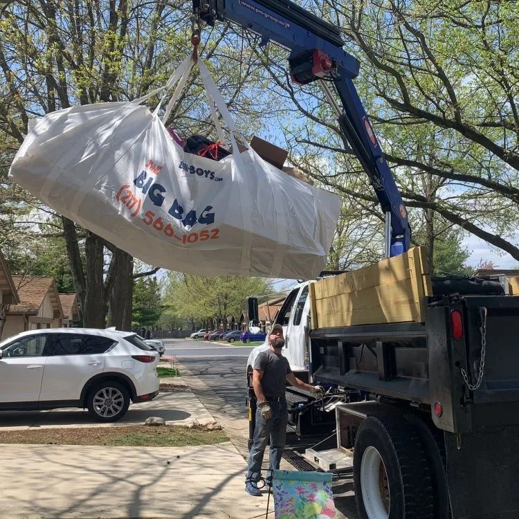 Conteneur de dépôt de déchets de jardin Sac Skip pour la construction des gravats, de sable