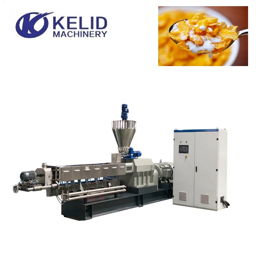 Extrusion Fruit Loops Coco Corn Pops Cereal Manufacturing Making Machine