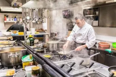 Restaurante Electric em aço inoxidável Massas Fogão Noodle Cesta