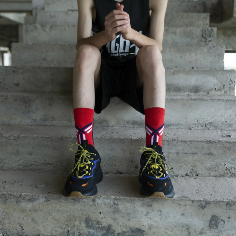 Nylon/Cotton/Spandex Men's Leisure Sports Running Socks Basketball Socks