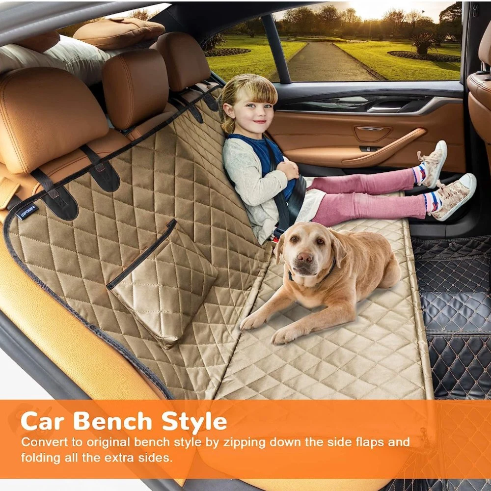 Dog Car Accessory Hammock 600d Scratch Proof Nonslip Durable Soft Pet Seat Cover