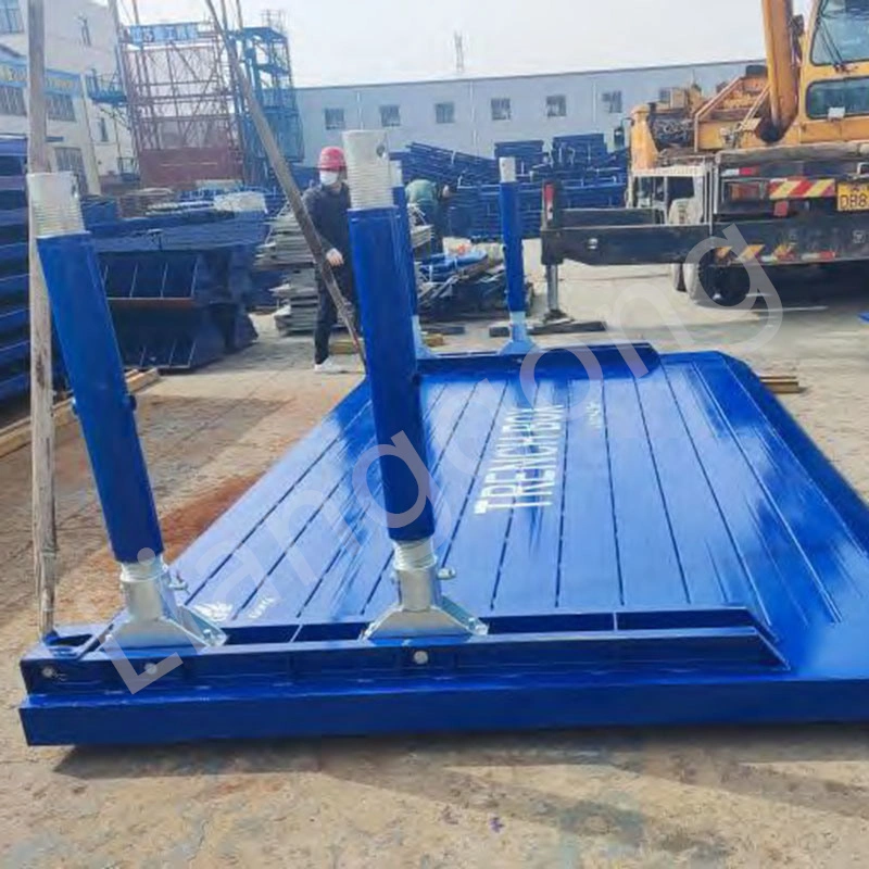 Lianggong Made Trench Box Supporting System for Pipes Excavation Construction