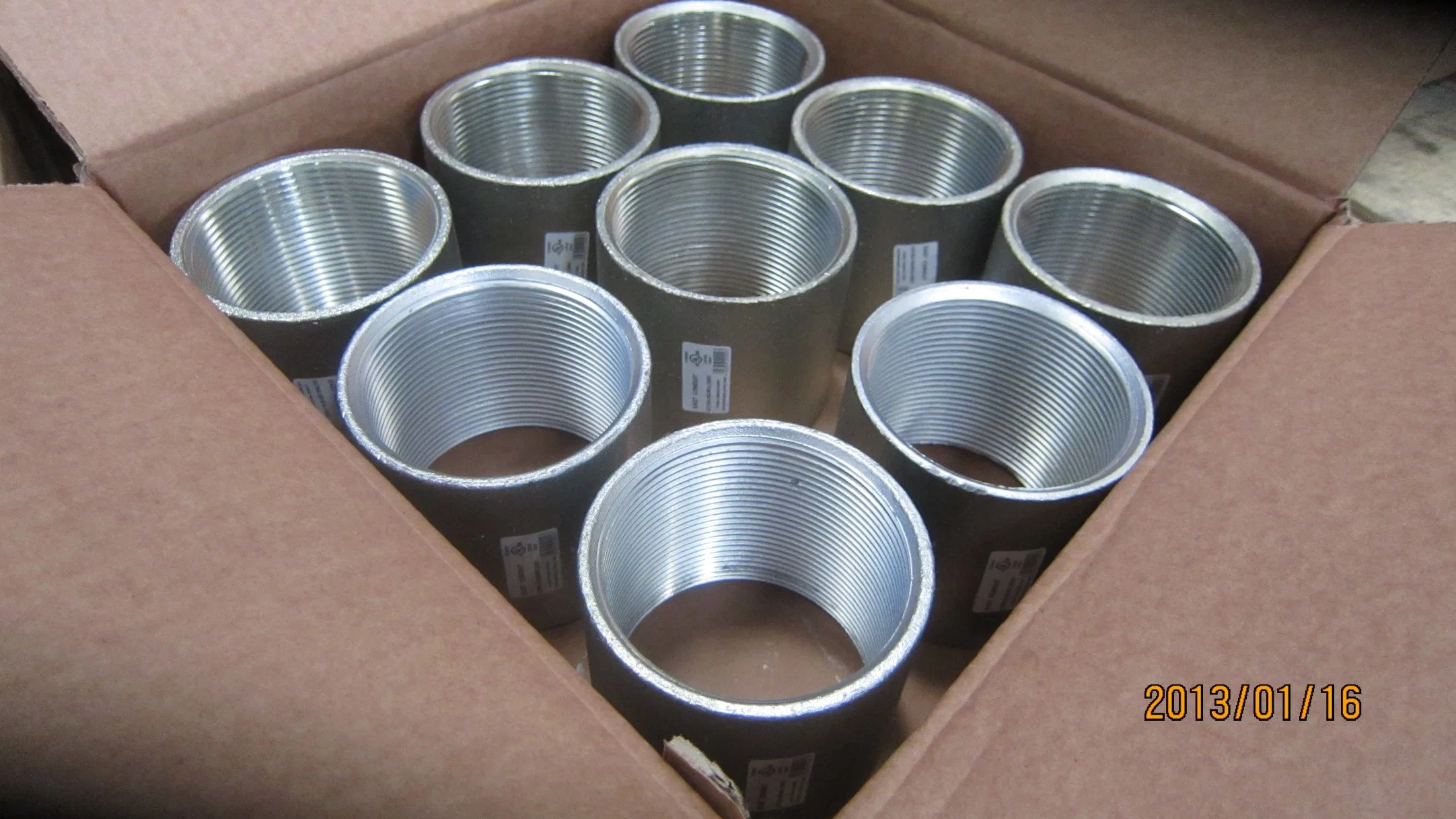 High Strength Rigid Conduit Couplings of Seamless Steel Pipe Fittings