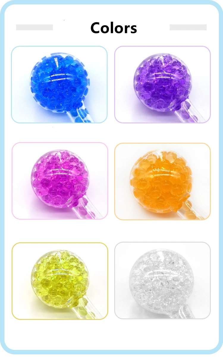 2021 a las mujeres las bolas de hielo de anticongelante Masajeador facial Gel bolitas magnéticas Globos de hielo de agua para el rostro