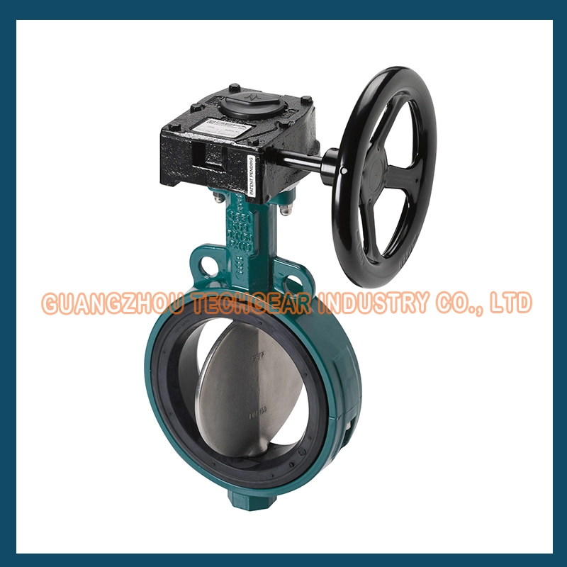 API 609 EPDM Soft Seated High Lift Span Butterfly Valve with Exchangeable Seat