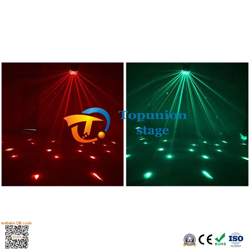 New 50W Double-Layer LED Butterfly Light Bar KTV Rotating Ambient Beam Stage Lighting