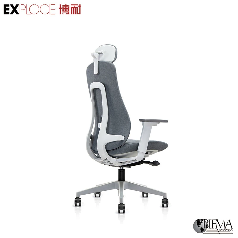 Trabajo Ejecutivo Sillón ergonómico giratorio de alta visitante sillas de oficina de malla completa