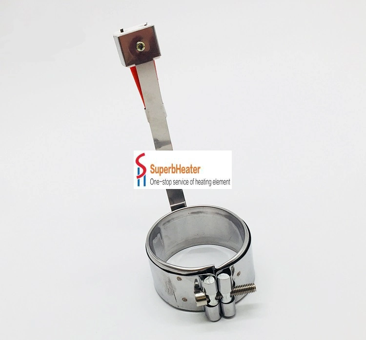 220V 200W 25mm Stainless Steel High Heat Efficient Thermal Extruder Mica Insulated Band Heater Element with Clamp