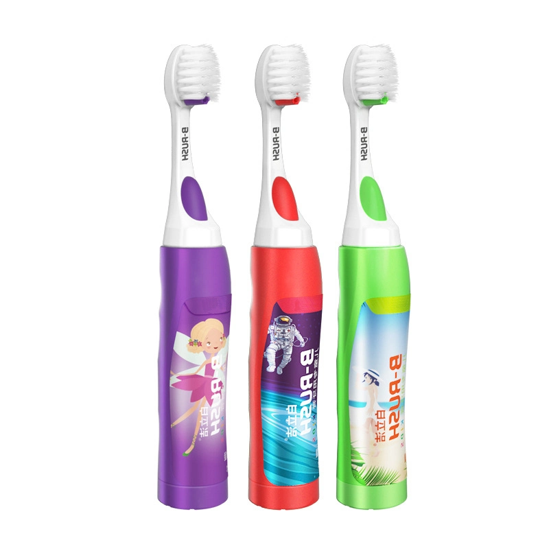 The Family Travel Special Type Fruit Taste Ultra Fine Soft Bristle Toothbrush for Children