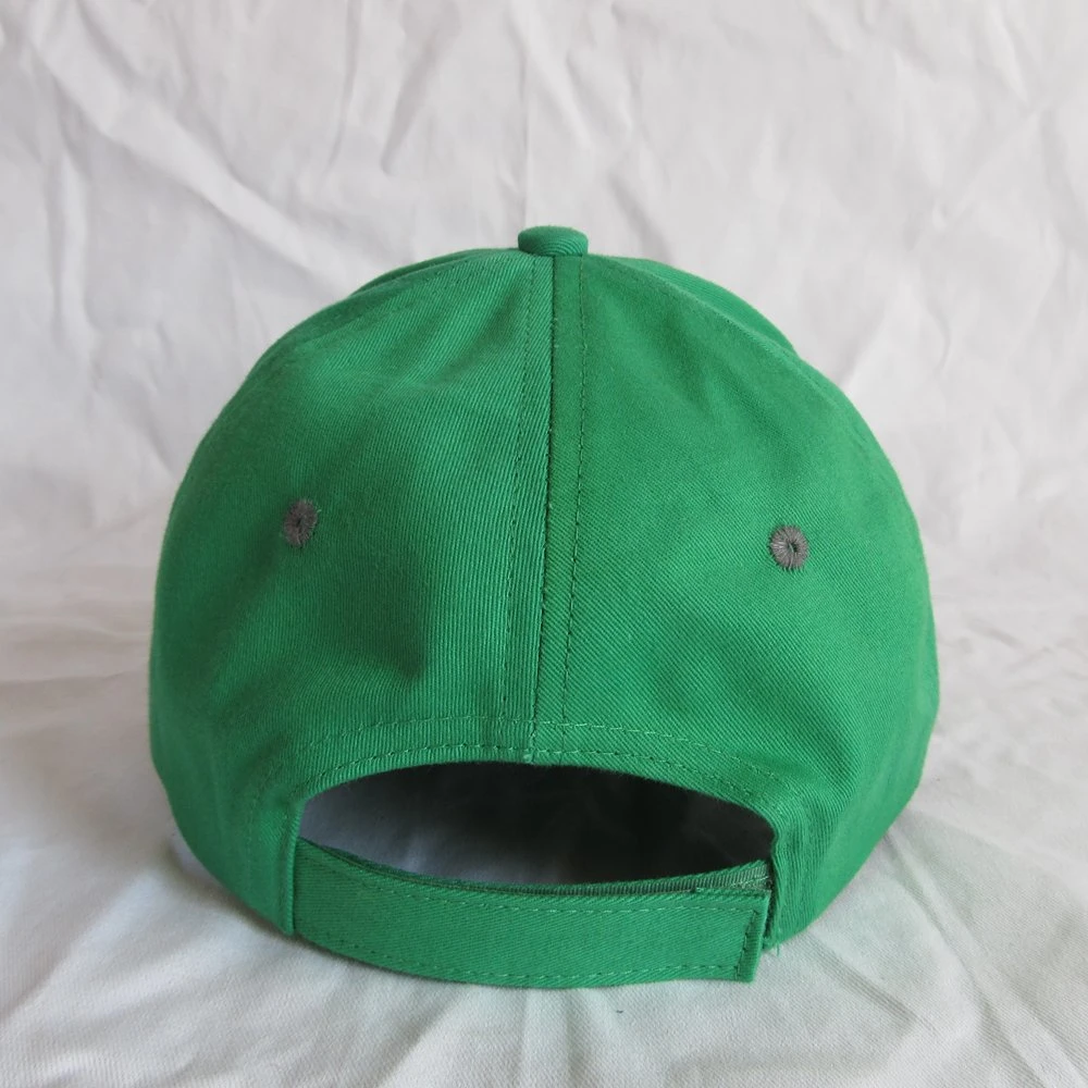 Zp019 Customized Green Baseball Cap with Printed Patch for Promotion