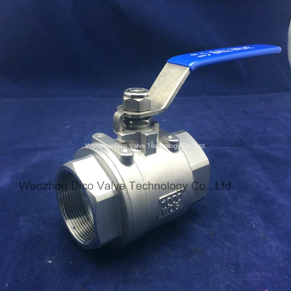 Stainless Steel 2PC Thread Ball Valves with Ce Certificate