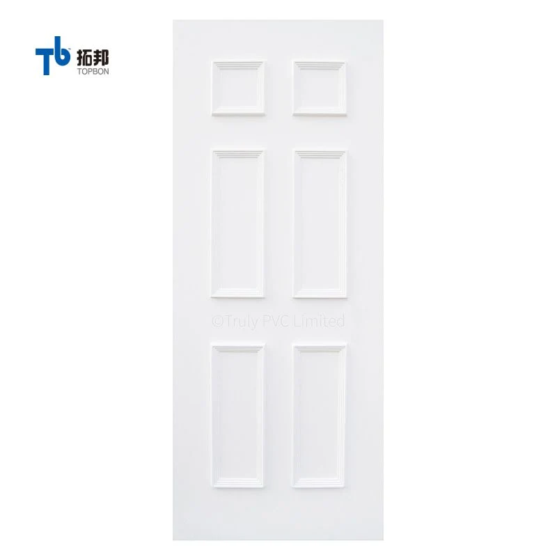 Populares de diversos estilos de imprimación blanca de la puerta de laminado de la piel de la fábrica de China