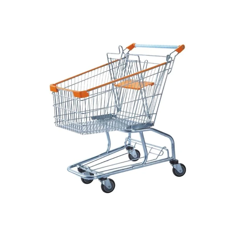 Prácticas de alta calidad almacén supermercado Rack signo Tienda Carrito de Compras Carrito de Compras Carrito con ruedas coche